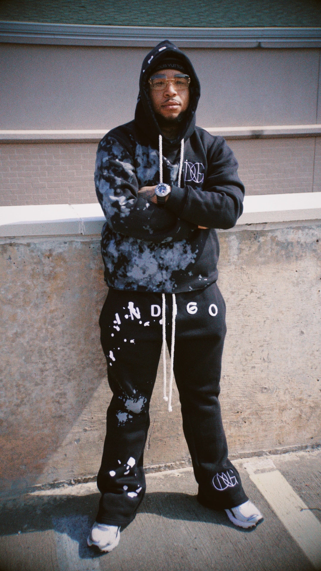 INDIGO “NIOR” HOODIE