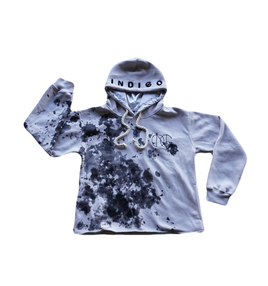 INDIGO “SMOKE GREY” HOODIE