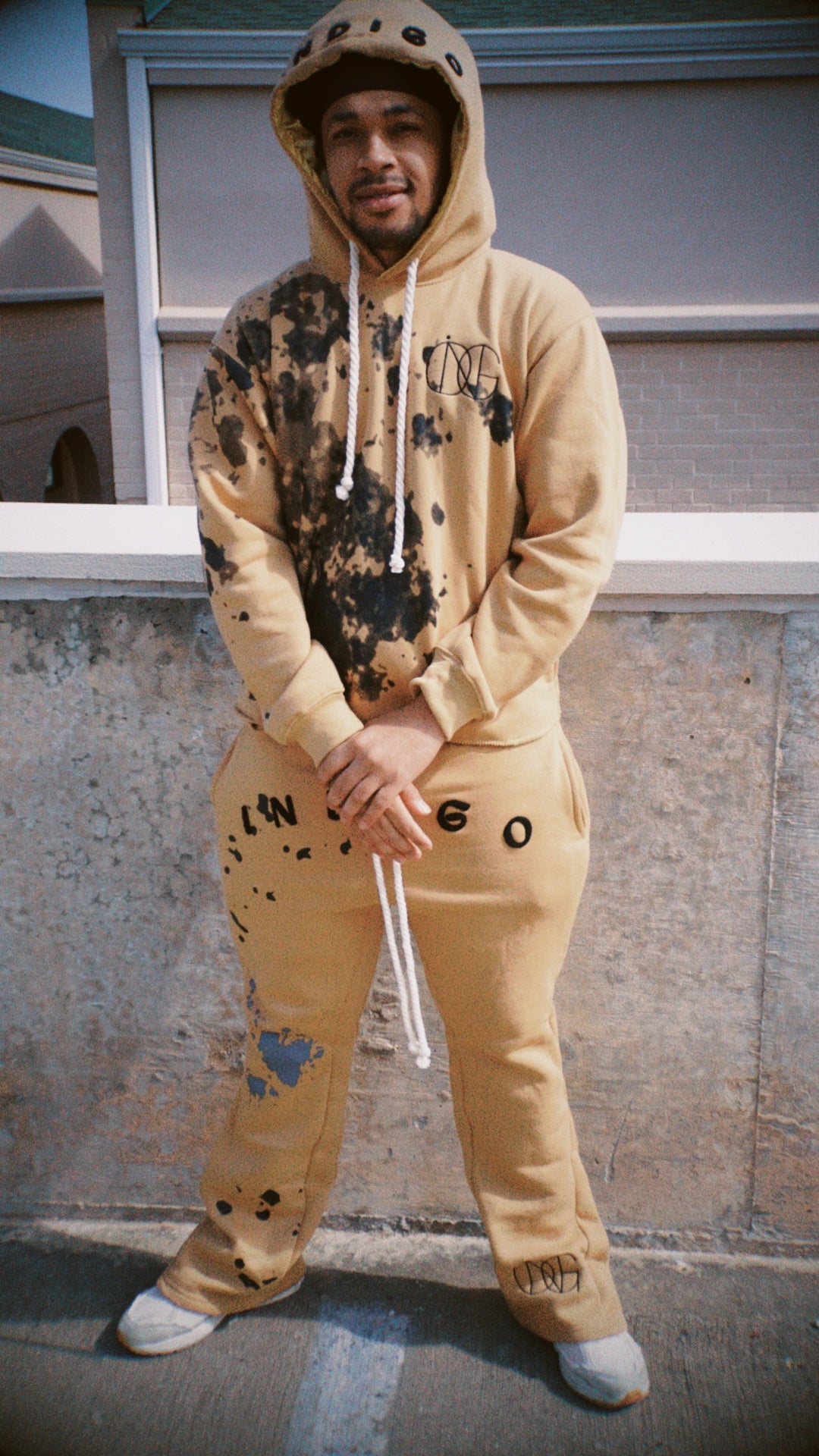 INDIGO “SAND” HOODIE